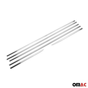 Lexus GX460 Window Trim - Omac - S.Steel - Brushed Silver